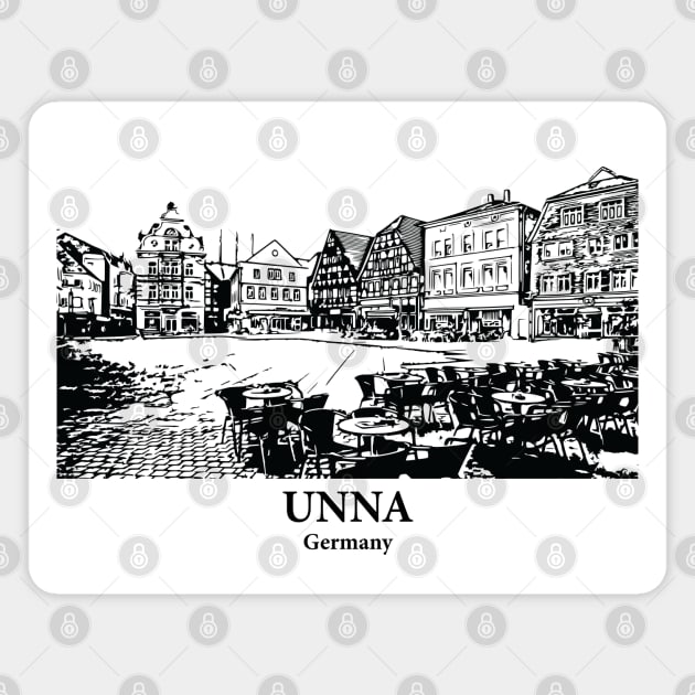 Unna - Germany Magnet by Lakeric